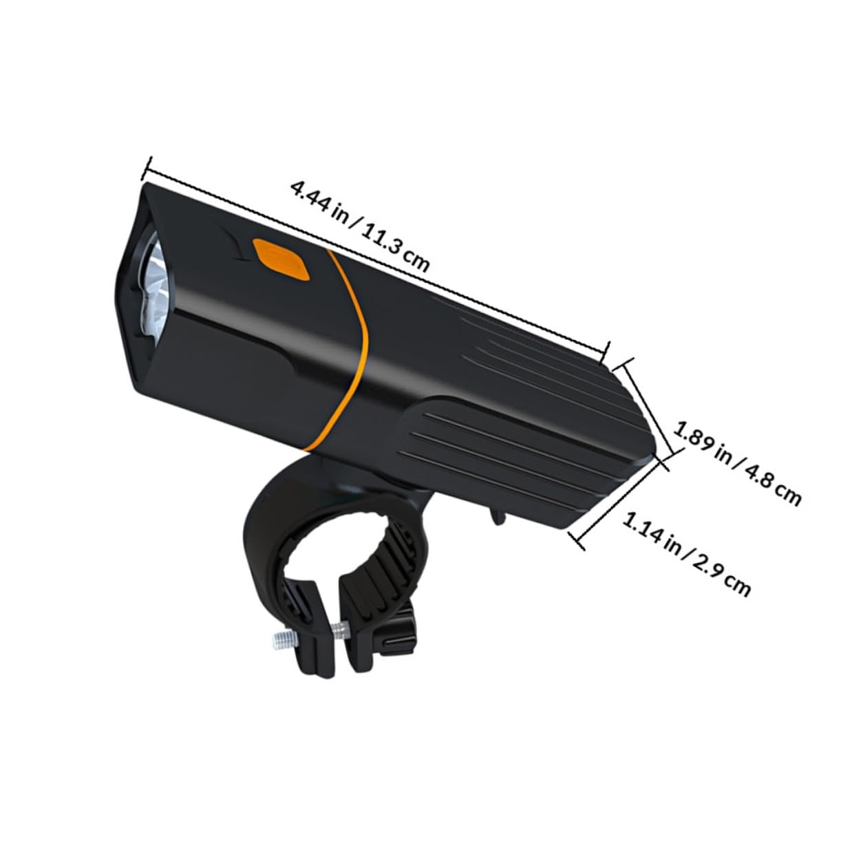 SUPVOX Luci Bicicletta LED Ricaricabili USB Batteria 2400mah Impermeabili Ipx5 in Silicone e PC Facili da Installare per Illuminazione Anteriore e Posteriore