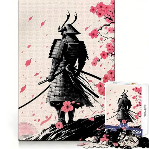  Puzzle Sekiro Shadows Die Twice per ragazzi, 1000 pezzi, giocattolo divertente e stimolante, decorazione murale trasparente (38x52cm)