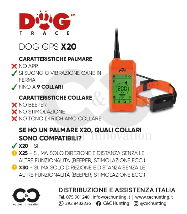 DOGTRACE X20 + Plus (Control + Necklace + case)