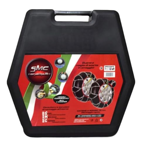 Catene da Neve OMOLOGATE O-Norm TUV SMC 16mm per Pneumatici GOMME 235/50 R 19