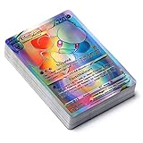 100 Stücke seltene TCG Style Karte in deutsch (50GX 10Vmax 11Vstar und 29V Karten) Shiny Holo Folie, Cartoon Vollständiger Karten Sammlung Geschenk für Kinder, Keine-Duplicates