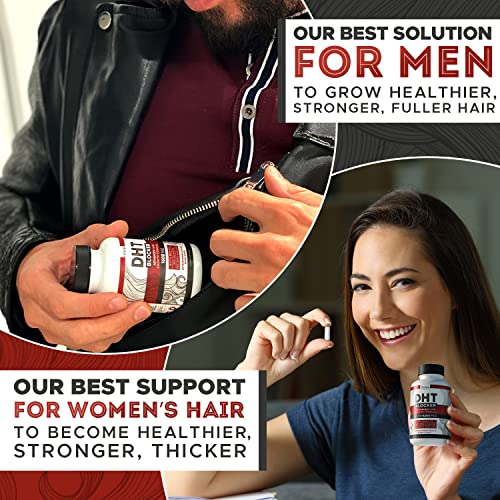 Dht Blocker Hair Growth Supplement - High Potency Biotin & Saw Palmetto For Hair Regrowth - Natural Hair Loss Treatments For Women & Men - Helps Stimulate Hair Follicle Growth #TOP4