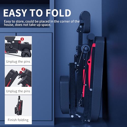 Foto de Banco de pesas ajustable, banco de entrenamiento utilitario, banco de inclinación plegable para gimnasio en casa, entrenamiento de cuerpo completo, carga de 600 libras (imagen 4)