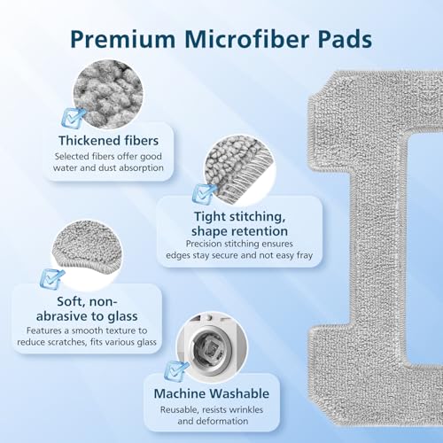 Image of 16 Pack Cleaning Rags for ECOVACS Winbot W2 PRO Omni, W1 PRO Cleaning Robot