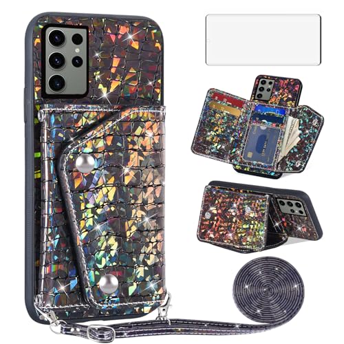 Housse Samsung S23 Ultra pailletée pour briller en soirée et sécuriser vos cartes