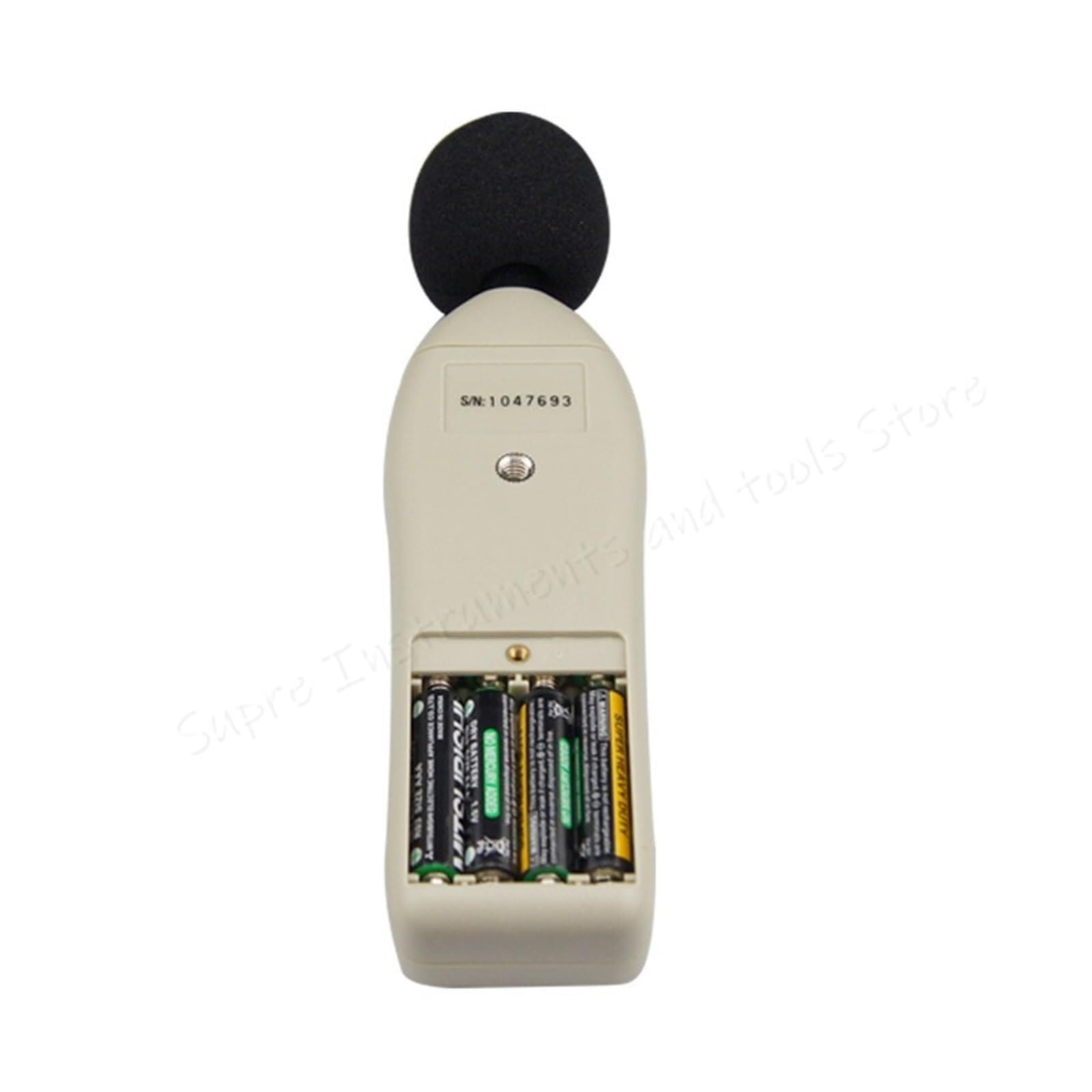misuratore di decibel， Rilevatore di livello rumore portatile, display LCD, misurazione accurata dei dB, design compatto, con parabrezza
