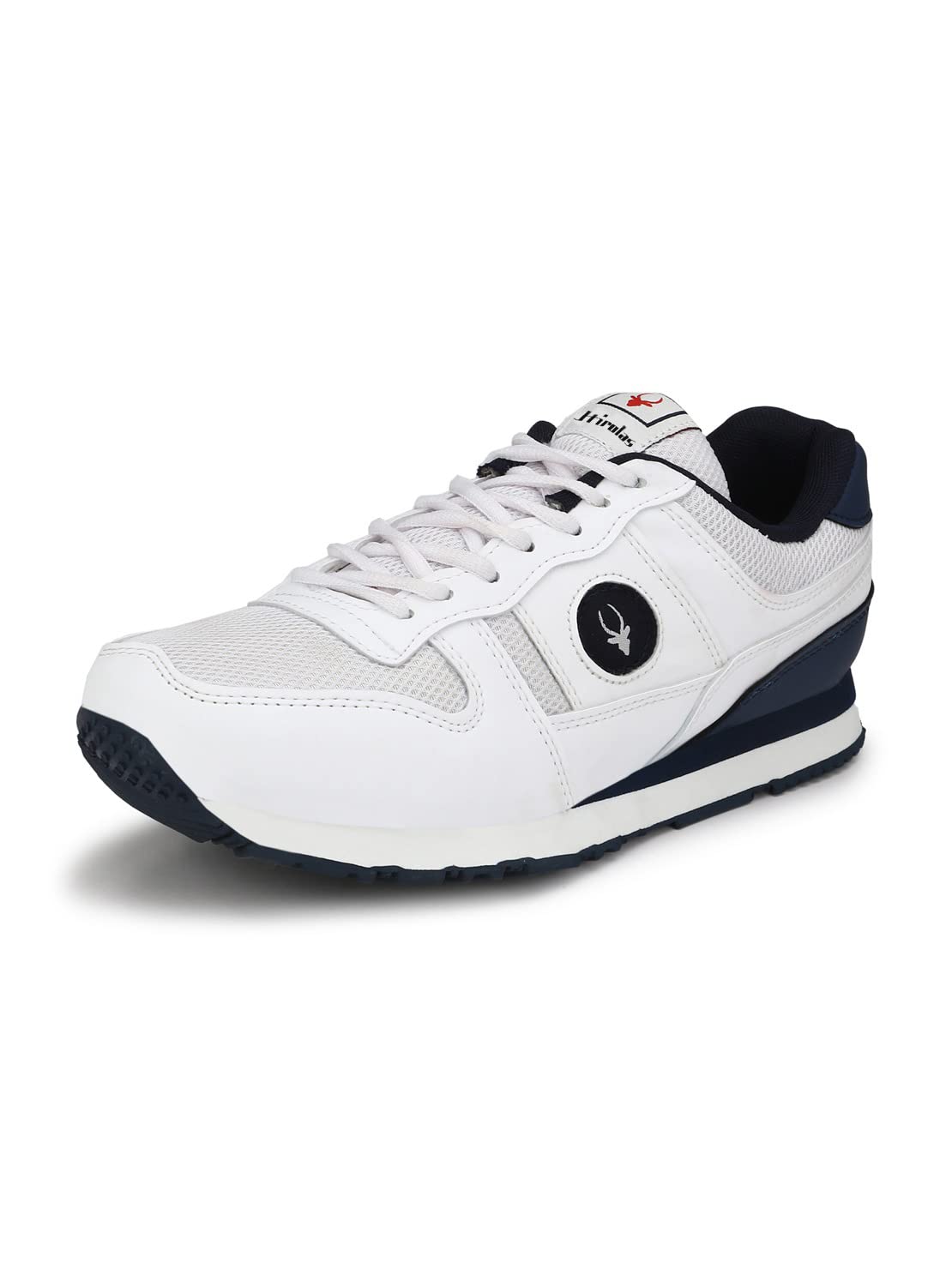 Hirolas Mens Multisport Jogger Shoes- White/Blue (B07T6TKK2F) Amazon Price History, Amazon Price Tracker