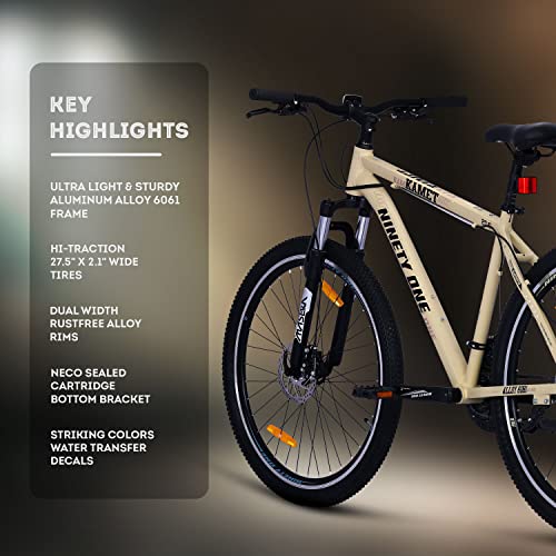 ONE Kamet 27.5T 21 Speed Shimano Gears Alloy Bike with Dual Disc
