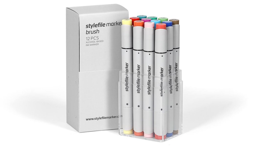 StylefileBrush Marker Set of 12-Set B
