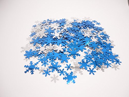 Dealglad® 1000 pz blu argento PVC glitter