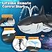 Playtigo 2.4Ghz Remote Control Shark Pool Toys for Boys Kids,Highly Realistic Shark Pool Toys for Kids,RC Boat Outdoor Water Toy with Light and Spray Water for Boys Girls Ages 6+ (with 2 Batteries)