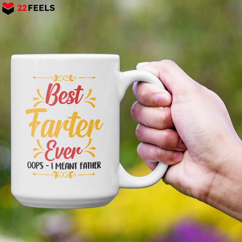 Amazon.com: 22Feels Large Best Dad Ever Mug Funny Father Coffee Cup Father's  Day for Papa From Son Daughter to Daddy First Time Parent New Child Present  (15oz) : Home & Kitchen