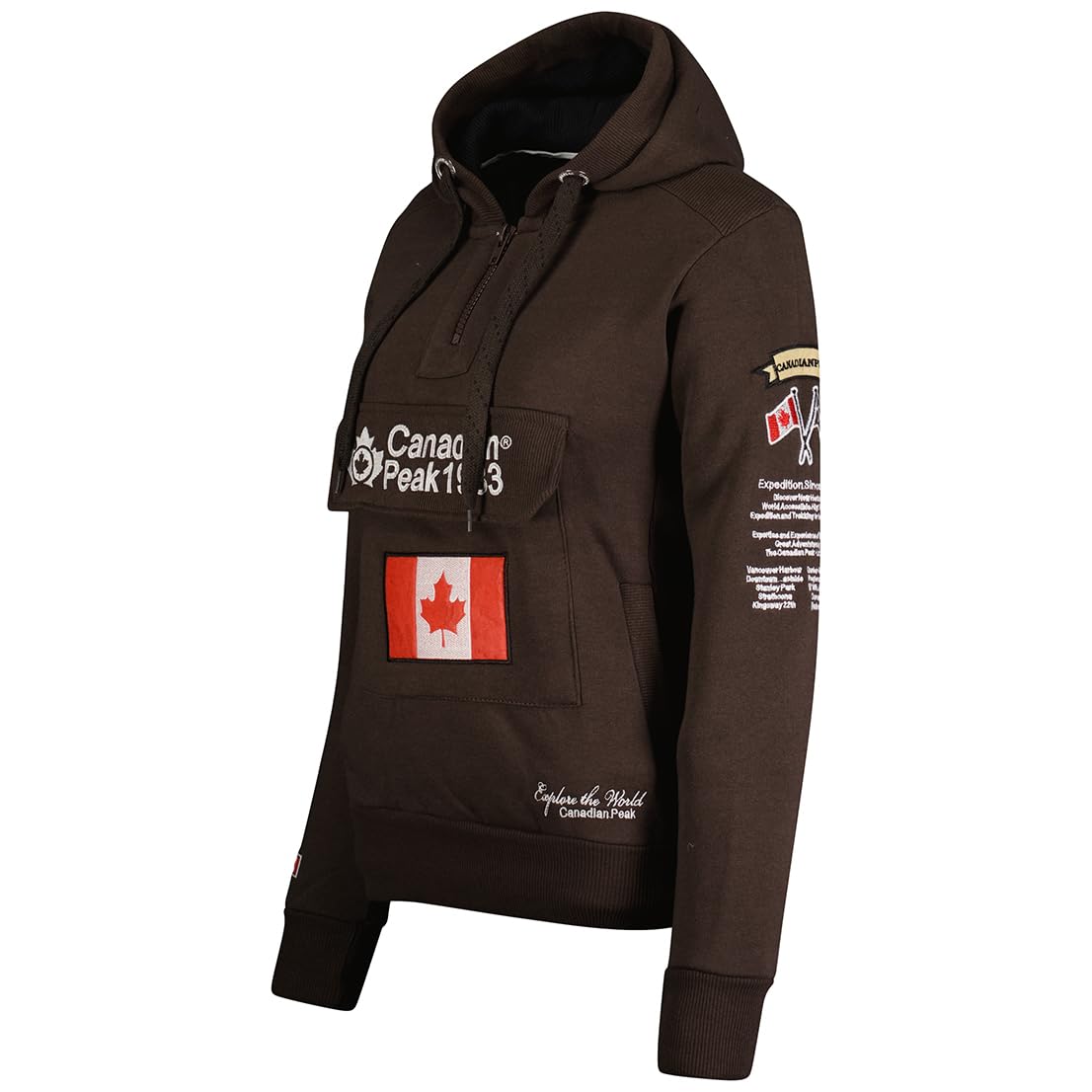 Canadian Peak Gyrelle_Lady - damska bluza z kapturem z zamkiem błyskawicznym - bluza z długim rękawem ciepła bluza z kapturem - damska wiosna, lato, jesień, zima sezon