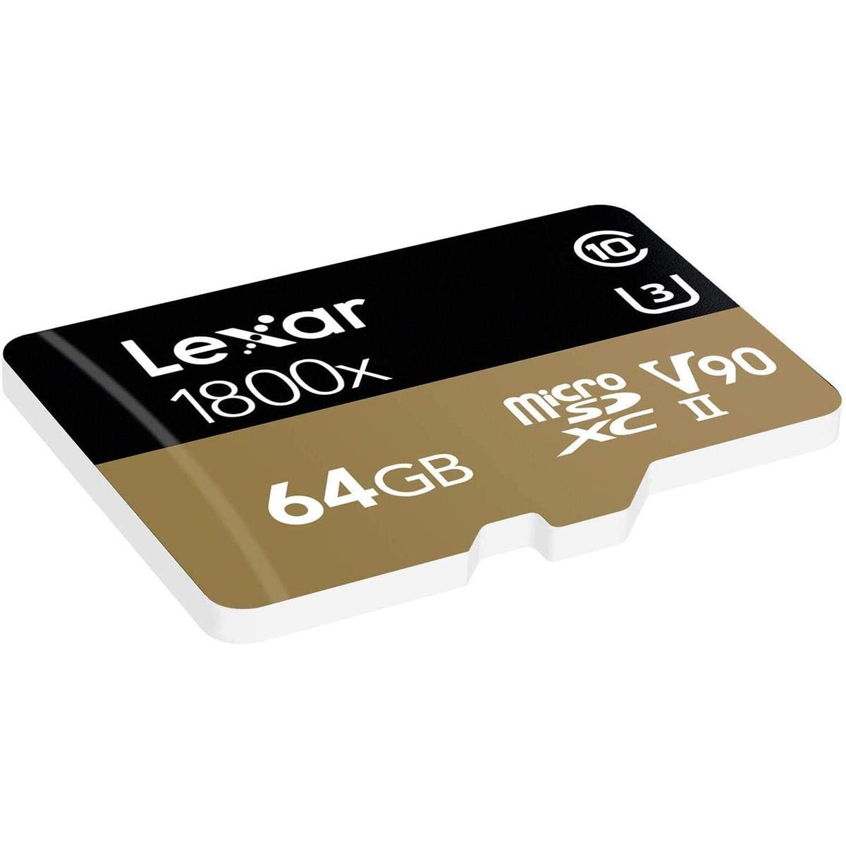 Lexar Professional LSDMI128CRBNA1800R - Scheda di memoria flash microSDXC 128 GB UHS-II W/USB 3.0 64 Gb