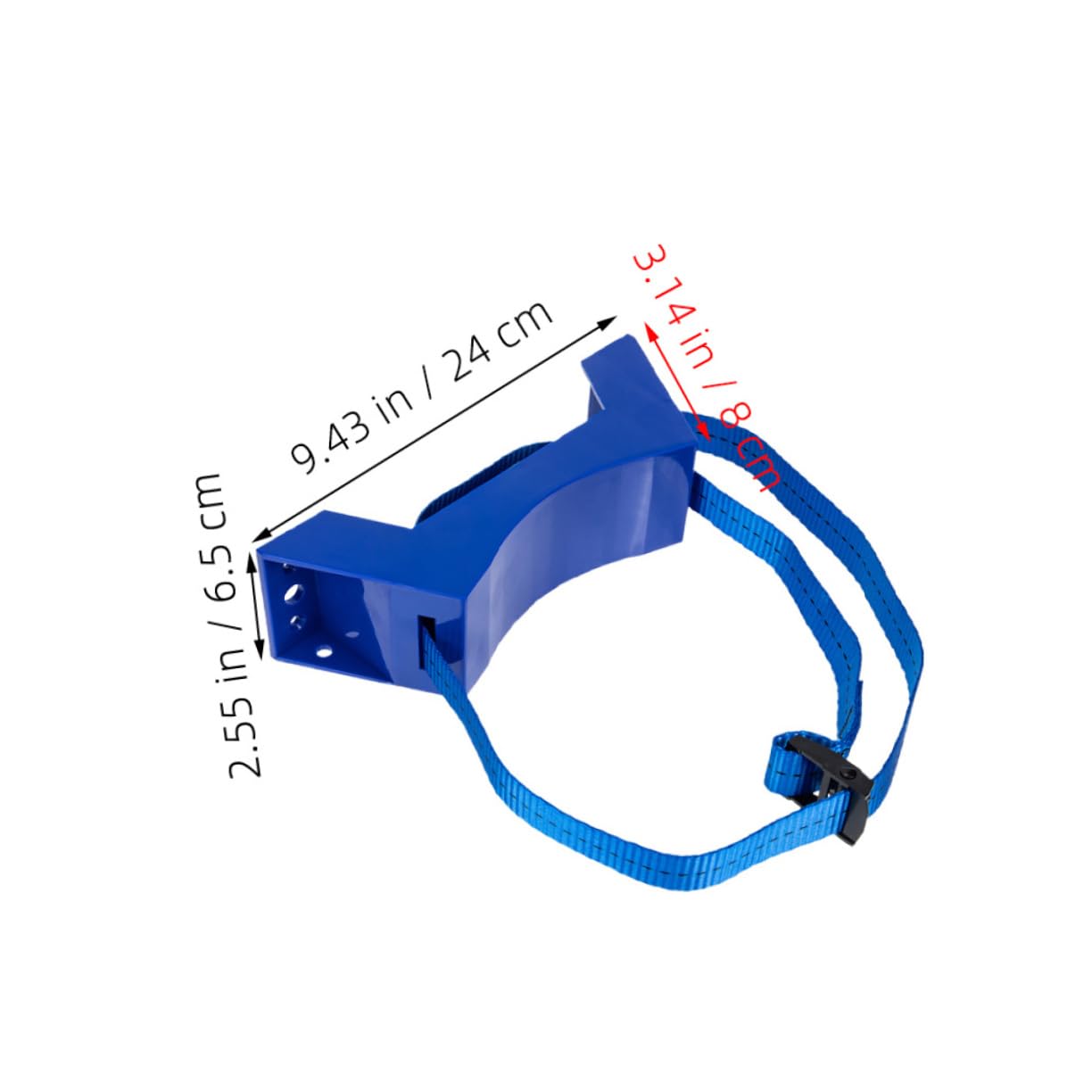 SUPVOX 2Pcs Gas Cylinder Bracket for Propane and Oxygen Tanks Compact Design with High Strength Strap for Reliable Stability and Versatile Applications