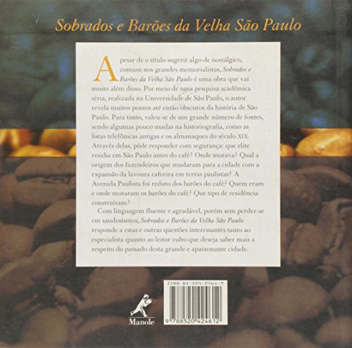 Sobrados e barões da velha são Paulo