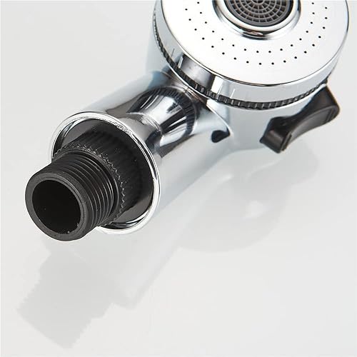 Miniatura 7 de Weirun Grifo de lavabo para cabezal de ducha, válvula mezcladora de grifo para salón de belleza, champú o unidad de lavado a fondo, cromado