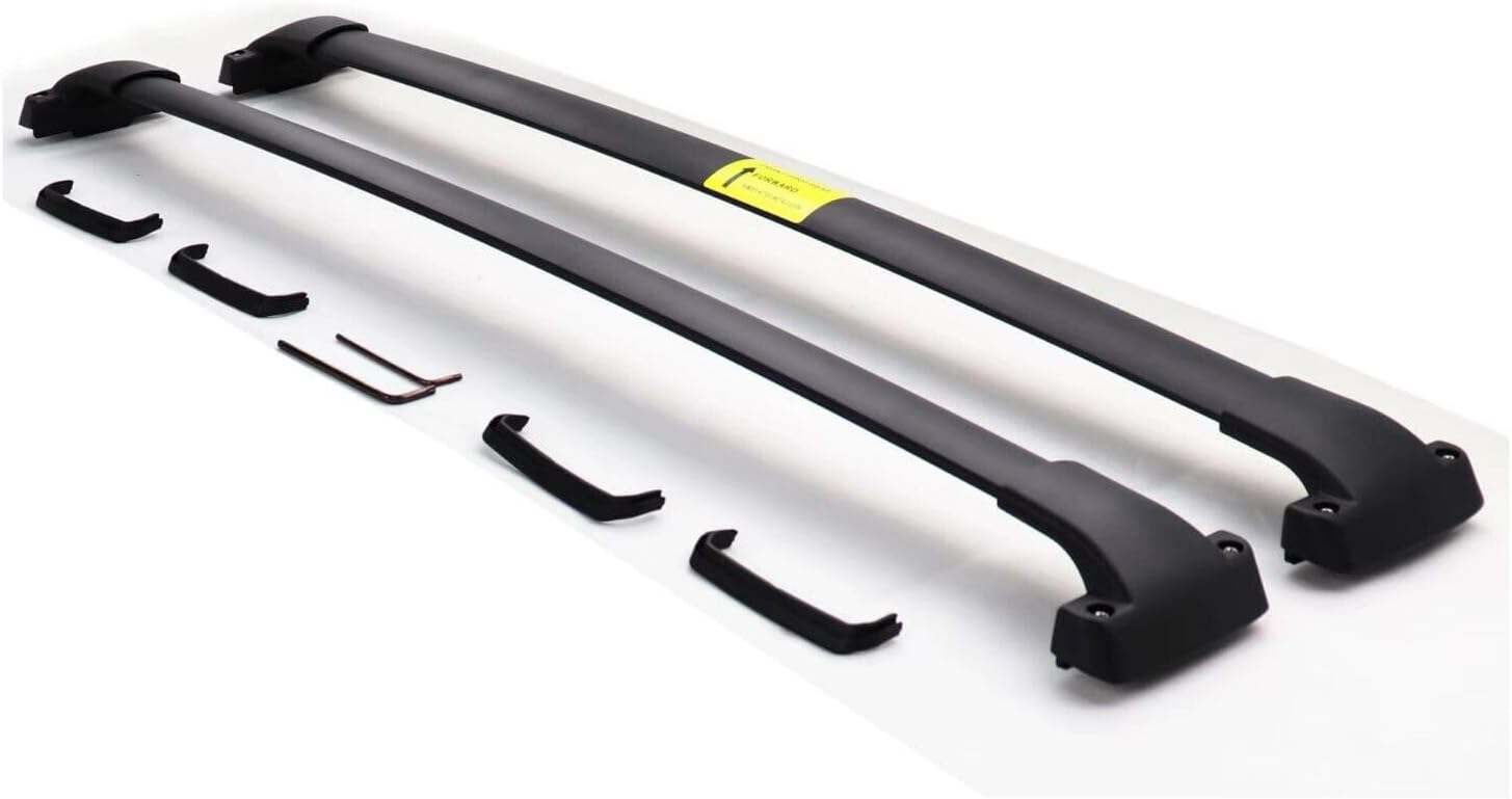 2pcs Black Roof Rack Crossbar Side Rail Bar for Mazda BT-50 2020-2025 Accessories