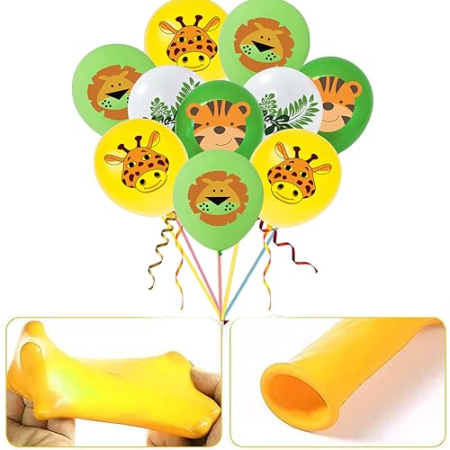 32 Pezzi Palloncini Animali Giungla,Palloncini