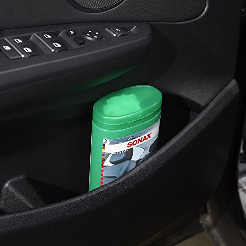 SONAX Leerverzorgingsdoekjes doos (25 stuks) reinigen snel, eenvoudig en grondig alle oppervlakken van glad leer | art… - Image 7