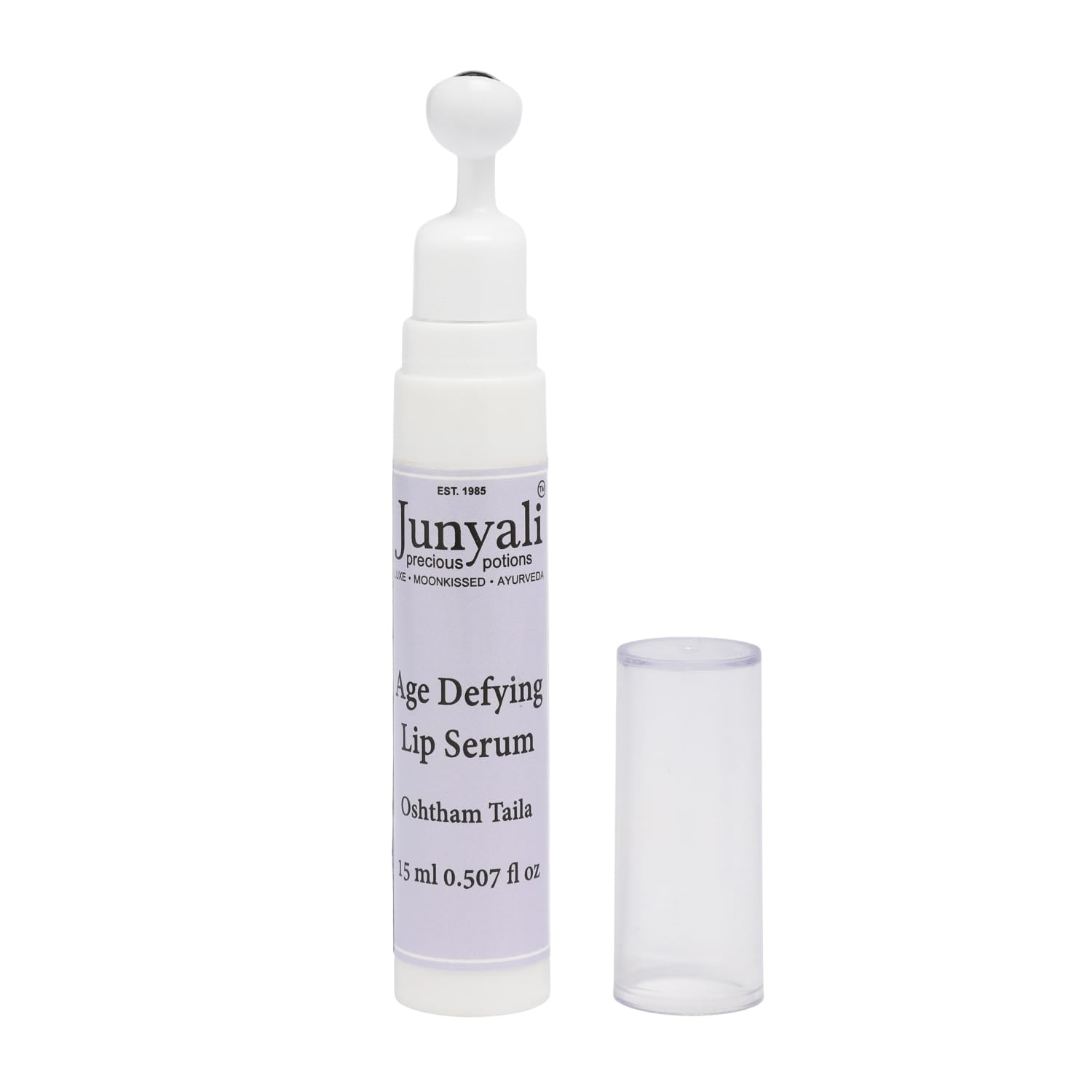 Junyali Oshtam Taila Age-defying Lip Oil Serum - (15ml) Hydrating & Nourishing Lip Care for Dry & Chapped Lips with Peppermint, Geranium, Jojoba, Almond & Grapeseed Oils - Organic, Paraben Free 2