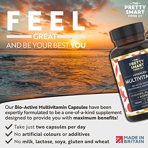 Powerful Multivitamins and Minerals - Multivitamin Tablets for Men & Women - Highly Bioavailable Vitamins & Minerals - 38 Ingredients & Herbal Extracts - 120 Easy to Swallow Capsules - Made in The UK - Image 7