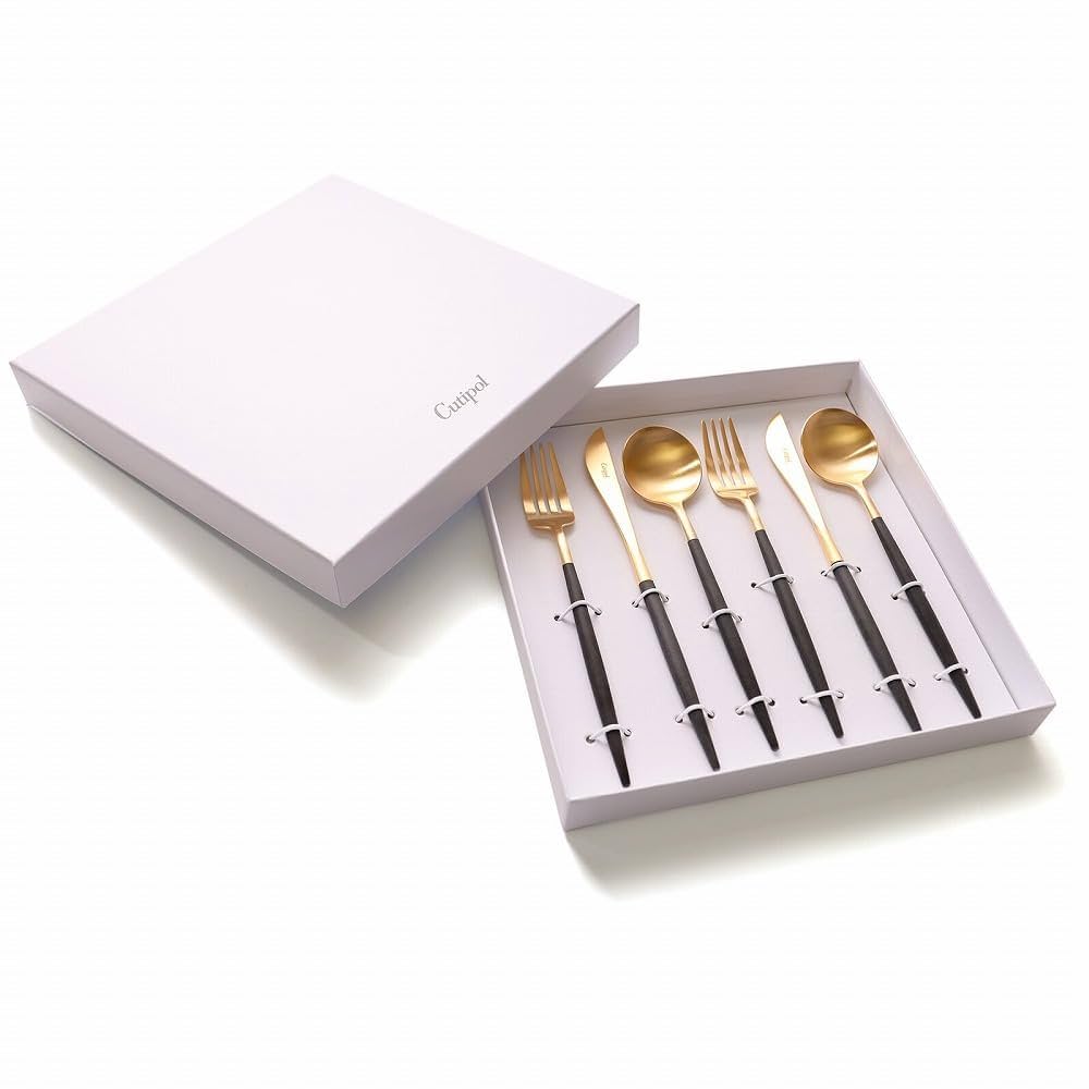 Cutipol GOA Goldカトラリーセット 6点 Amazon | CUTIPOL GOA クチポール ゴア ゴールド 6点セット 化粧