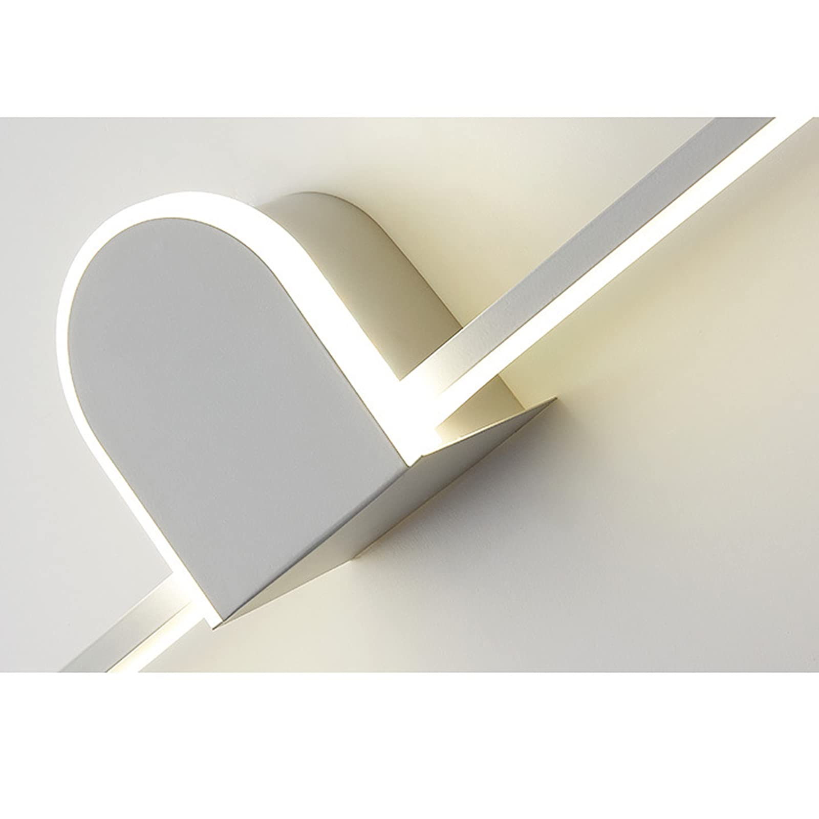 Luce a specchio semplice luci anteriori per specchio, camera da letto, toeletta, trucco, luce di riempimento per casa, bagno, striscia lunga, anti-appannamento, lampada a LED a risparmio