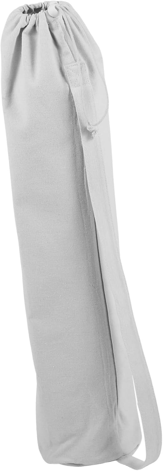 Yoga Mat Carrier Bag Stylish Canvas Yoga Pouch with Strap Breathable Design Lightweight Compact Storage for Fitness Home Use