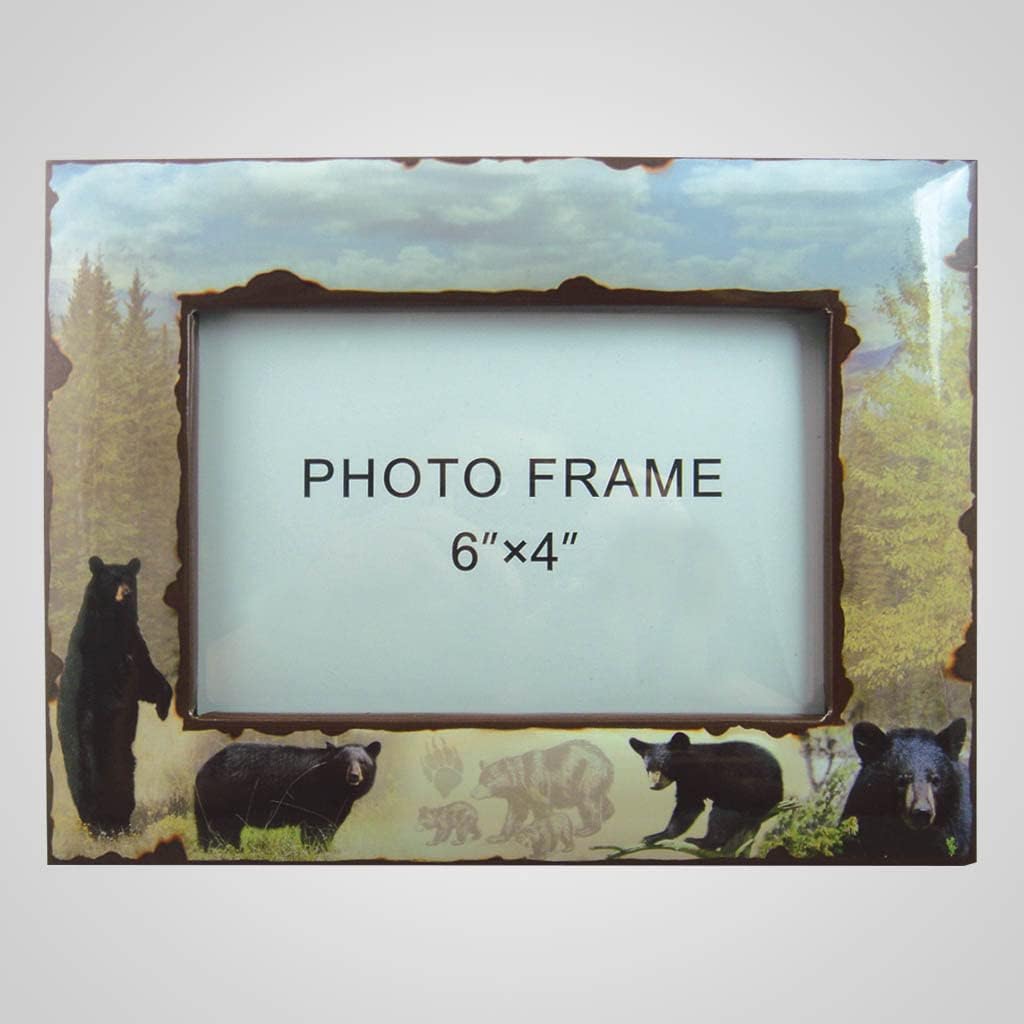 Black Bear Photo Frame, 8-inch Length, Paper, Home, Home Décor