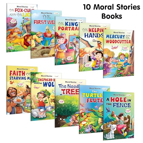 Image of Children's Educational Story Book Collection Pack 1 : Kid's First Library Set | Story Book for Preschoolers, Educational Picture Books - 10 Story Books