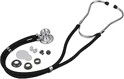 Estetoscópio Rappaport Premium cinza escuro