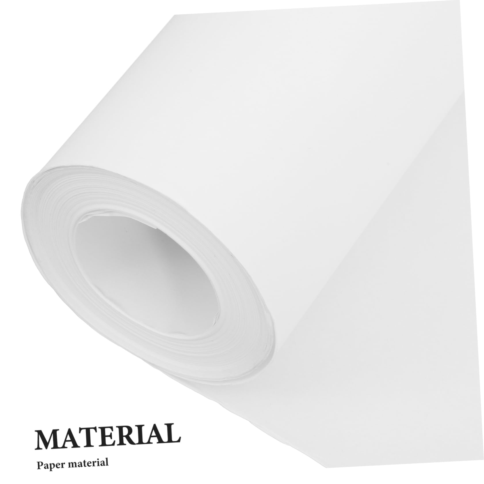 Rollo de Papel Kraft Blanco para Embalaje y Dibujo Infantil