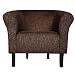 Produktbild FORTISLINE Clubsessel Loungesessel Cocktailsessel Monaco 2" Fashion Braun W364 16