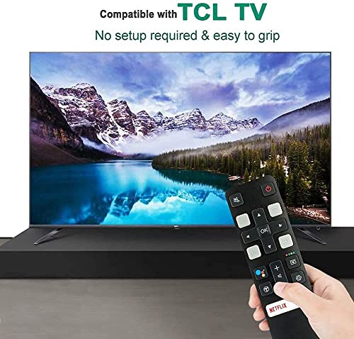 Image of TCL Remote Control Smart TV RC802V Remote Compatible for TCL TV Remote Original 55EP680 40A325 49S6500 55P8S 49S6510FS etc. (Without Voice Function /Google Assistant and Non