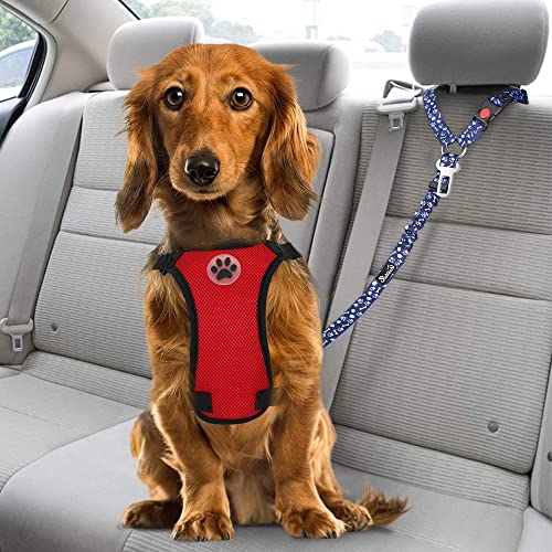 SlowTon Dog Seat Belt for Car, 2 Pack Dog Car Harness Seatbelt with Bungee by SlowTon - Image 7