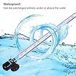 VARMHUS LED 18-112 cm für Fisch Tank Aquarium Leuchte Wasserdicht Aquarium Aquarium Beleuchtung, Lampe Stecker EU Unterwasser LED-Lichtbalken (RGB, 37 cm) – Bild 4