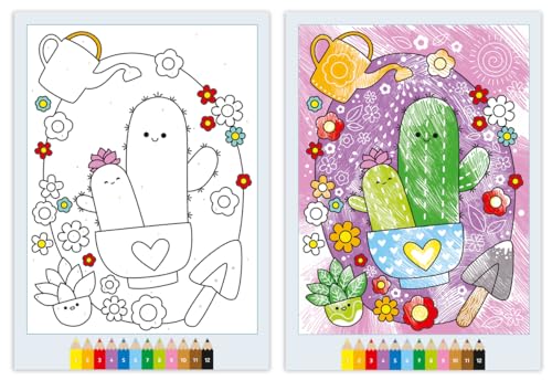 Creart livre de coloriage magique : Kawai Ravensburger Jeux France - vue 4