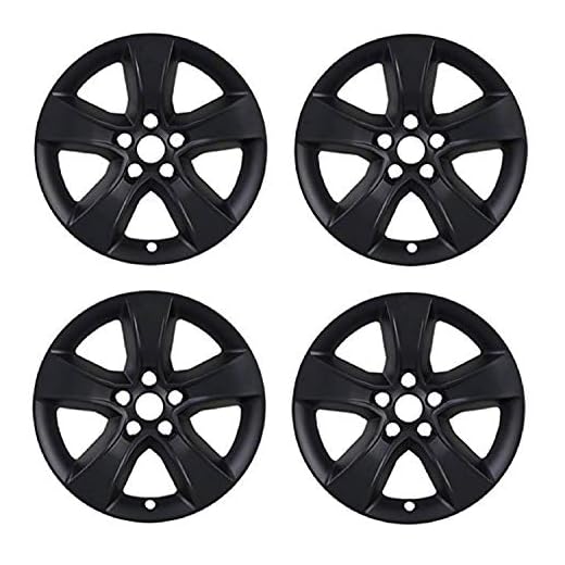 Coast2Coast IWCIMP352BLK Set of 4 Gloss Black 17" Wheel Skin with Spoke for 08-14 Dodge Charger