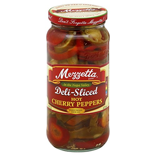G L Mezzetta Peppers, Hot Cherry, Slcd, 16-Ounce (Pack of 6) image 2