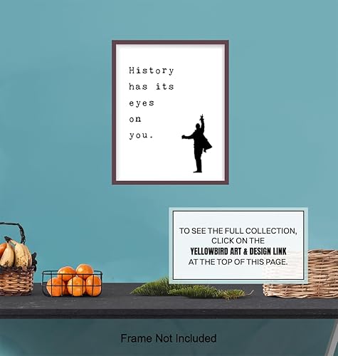 Miniatura 7 de Quote - Musical Merchandise - Broadway Play Merch - Inspirational Gift for American History Fan - Motivational Wall Art Decor Room Decoration Poster