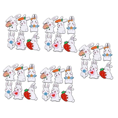 Broche vintage lapin avec épingle robuste en métal pour fixer un revers de veste