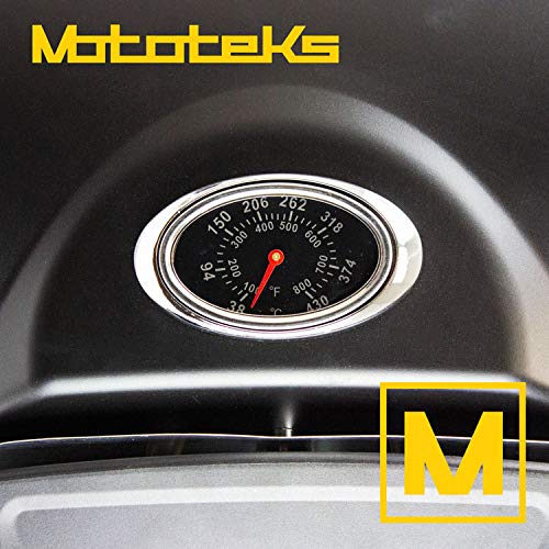 Mototeks, Inc. Portable BBQ Grill Propane Matchless Lighting Foldable CART for Camping Outdoor (Black)