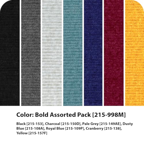 Image of Lion Brand Yarn, Feel Like Butta Velvety Soft Yarn for Knitting, Crochet, and Crafts, Bold, 7 Assorted Pack, Chenille Like Fiber for Plush Baby Blankets, Amigurumi Toys, and Worsted Weight Sweaters