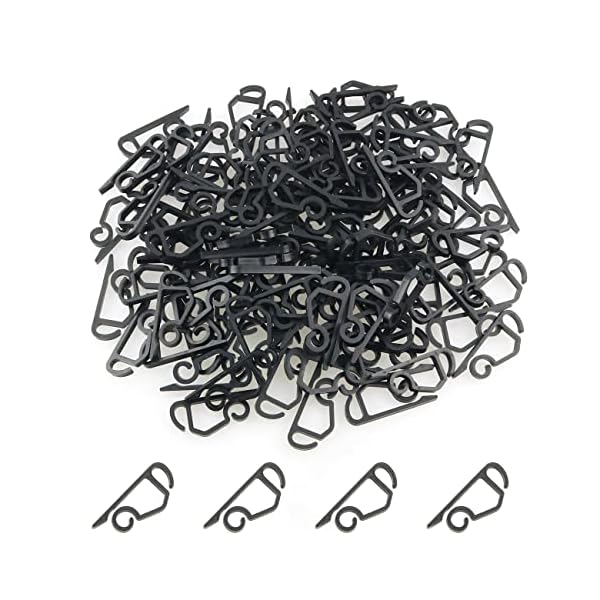 Whyhkj outdoor lighting hooks, christmas light clips, hanging gutter hook outdoor light clips for halloween festival party xmas decoration work for outside roof gutter shingle house - image 5
