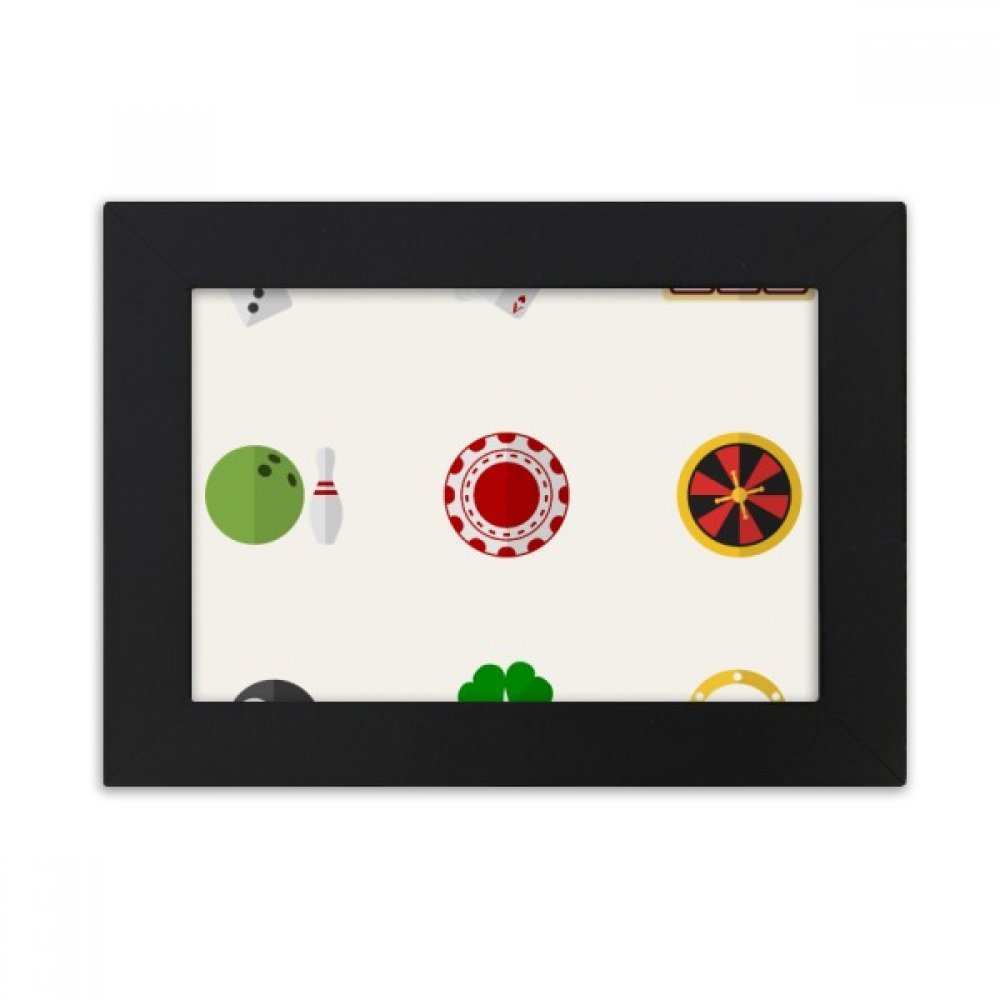Cadre photo noir casino 4x6 pouces pour égayer un bureau trop sobre et sombre