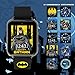 Batman Kids Smart Watch Touchscreen with Camera Voice Recorder Games Stopwatch Alarm Timer Fitness Tracker Calculator – Adjustable Strap Fits 5.5