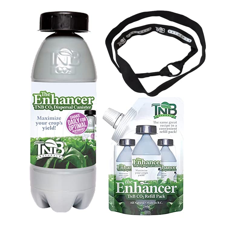 TNB Naturals Grow Tent CO2 Kit (Enhancer CO2 Bottle, CO2 Refill Pack and TNB Bottle Hanger) : Patio, Lawn & Garden