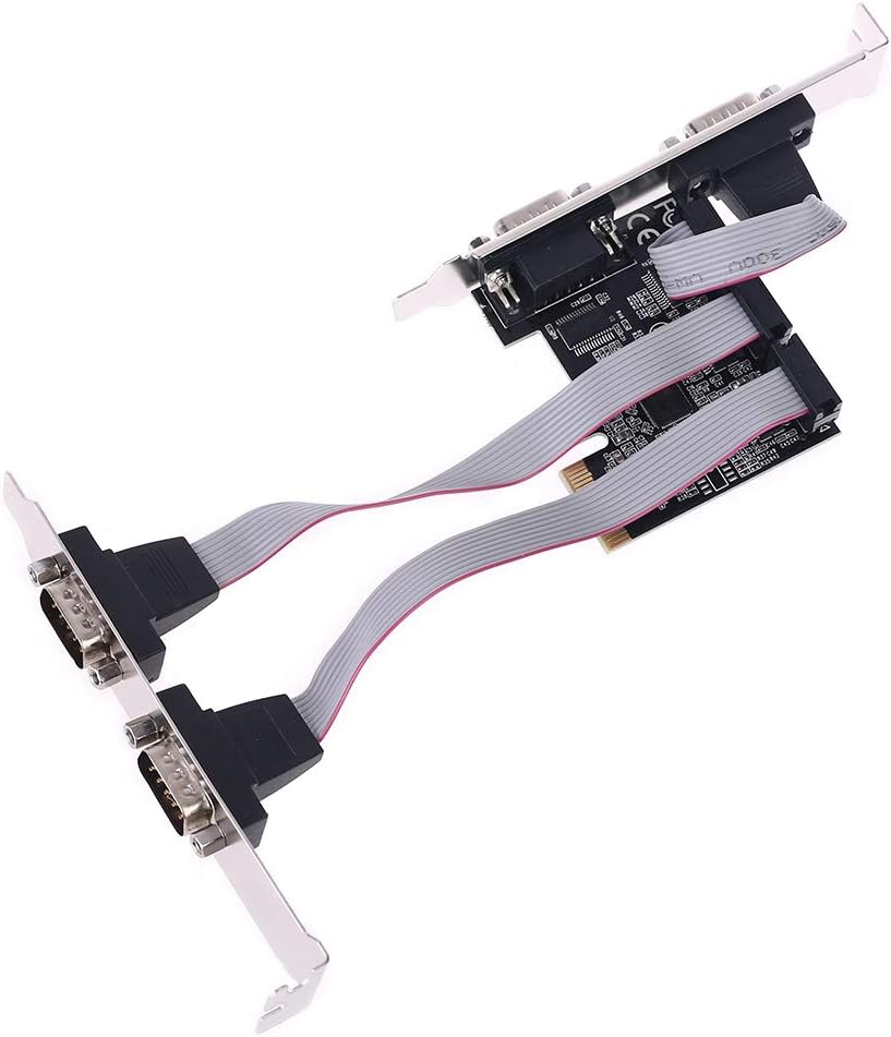 99100 Chipset PCIe 4 Ports Serial Add On Card Multi Expansion Adapter Converter TXB077
