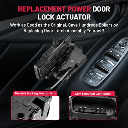Image of SYERAL Door Latch Lock Actuator FR Front Right Passenger Side Latch Motor Compatible with Hyundai Elantra 2015-2020 Replaces 81320F2010